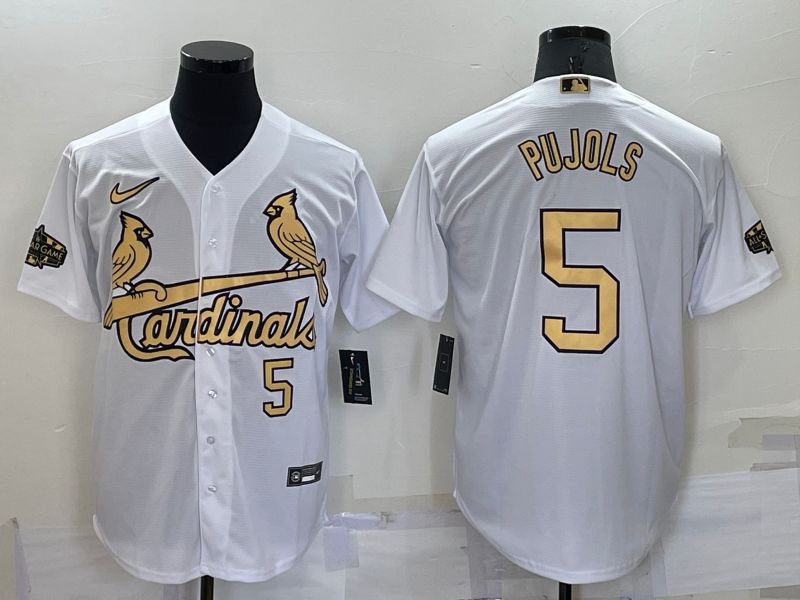 Men St.Louis Cardinals #5 Pujols White 2022 All Star Nike MLB Jerseys->boston red sox->MLB Jersey